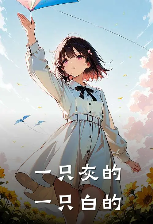 一只灰的一只白的