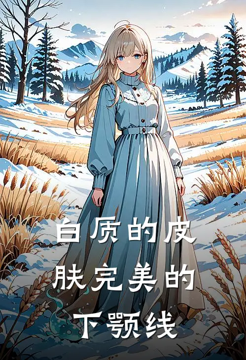 白质的皮肤完美的下颚线