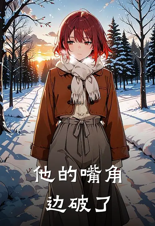 他的嘴角边破了
