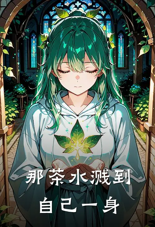 那茶水溅到自己一身