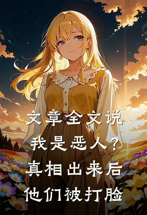 文章全文说我是恶人？真相出来后他们被打脸