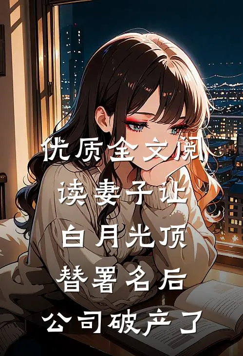 优质全文阅读妻子让白月光顶替署名后，公司破产了