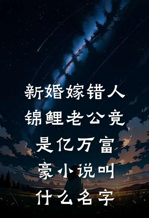 新婚嫁错人，锦鲤老公竟是亿万富豪小说叫什么名字