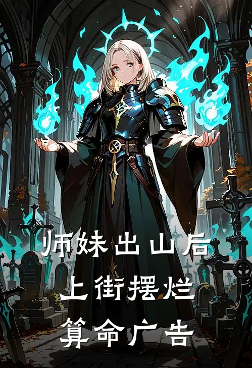 师妹出山后，上街摆烂算命广告
