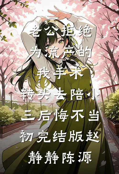 老公拒绝为流产的我手术，转头去陪小三后悔不当初完结版赵静静陈源