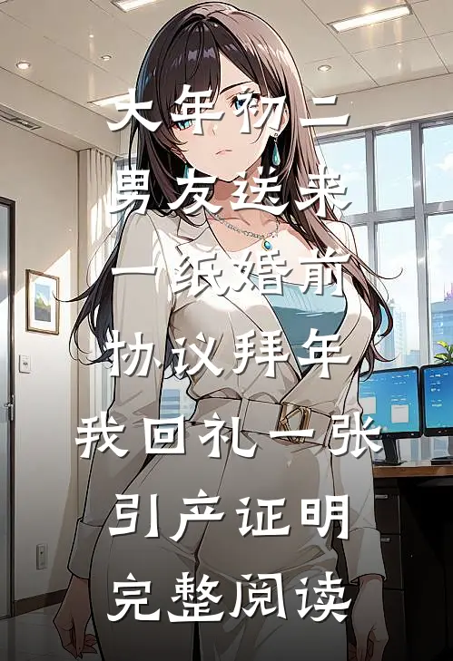大年初二男友送来一纸婚前协议拜年，我回礼一张引产证明完整阅读