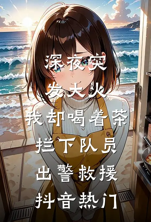 深夜突发大火，我却喝着茶拦下队员出警救援抖音热门