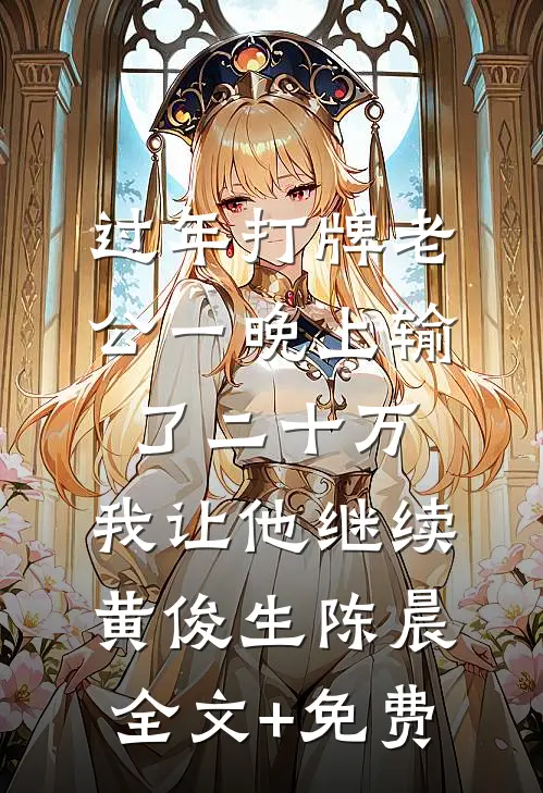 过年打牌老公一晚上输了二十万，我让他继续黄俊生陈晨全文+免费