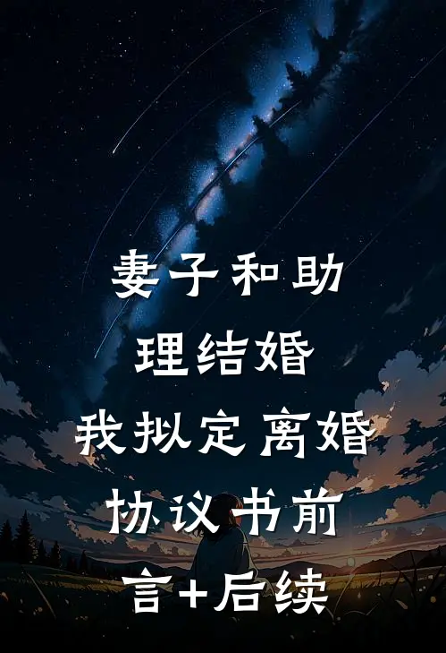 妻子和助理结婚，我拟定离婚协议书前言+后续