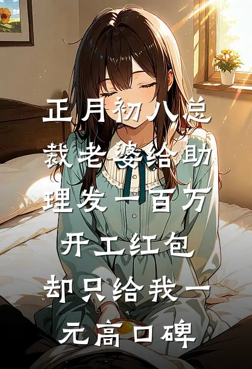 正月初八总裁老婆给助理发一百万开工红包，却只给我一元高口碑
