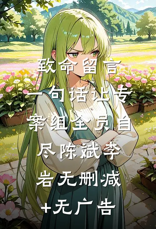 致命留言：一句话让专案组全员自尽陈斌李岩无删减+无广告