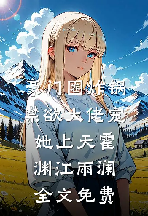 豪门圈炸锅，禁欲大佬宠她上天霍渊江雨澜全文免费