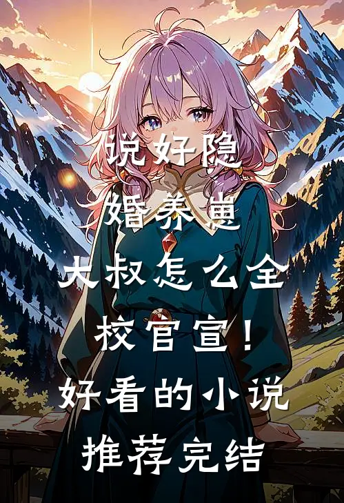 说好隐婚养崽，大叔怎么全校官宣！好看的小说推荐完结