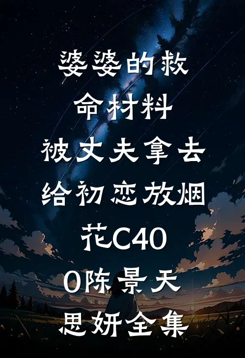 婆婆的救命材料，被丈夫拿去给初恋放烟花C400陈景天思妍全集