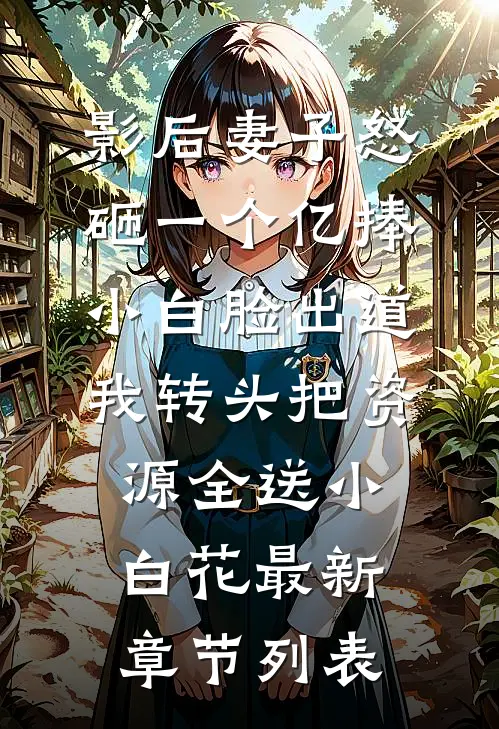 影后妻子怒砸一个亿捧小白脸出道，我转头把资源全送小白花最新章节列表