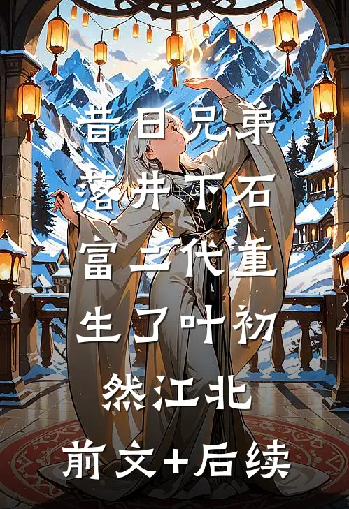 昔日兄弟落井下石，富二代重生了叶初然江北:前文+后续