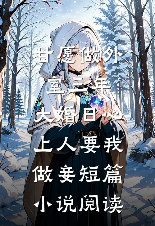 甘愿做外室三年，大婚日心上人要我做妾短篇小说阅读