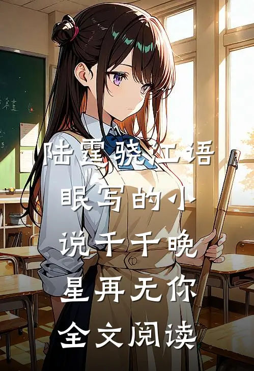 陆霆骁江语眠写的小说千千晚星再无你全文阅读