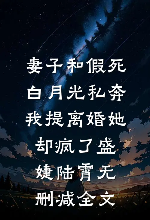 妻子和假死白月光私奔，我提离婚她却疯了盛婕陆霄无删减全文