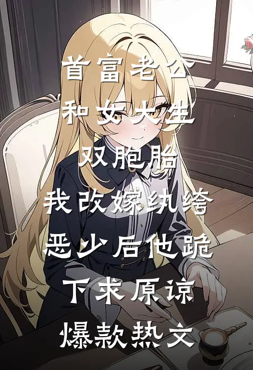 首富老公和女大生双胞胎，我改嫁纨绔恶少后他跪下求原谅爆款热文
