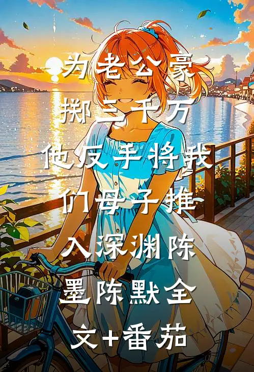 为老公豪掷三千万，他反手将我们母子推入深渊陈墨陈默全文+番茄