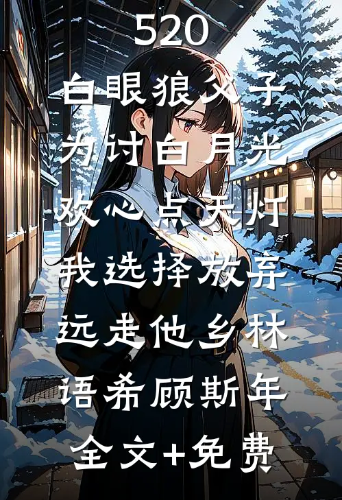520，白眼狼父子为讨白月光欢心点天灯，我选择放弃远走他乡林语希顾斯年全文+免费