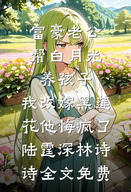 富豪老公帮白月光养孩子，我改嫁黑莲花他悔疯了陆霆深林诗诗全文免费