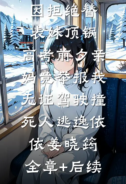 因拒绝替表妹顶锅，高考前夕亲妈竟举报我无证驾驶撞死人逃逸依依姜晓筠:全章+后续
