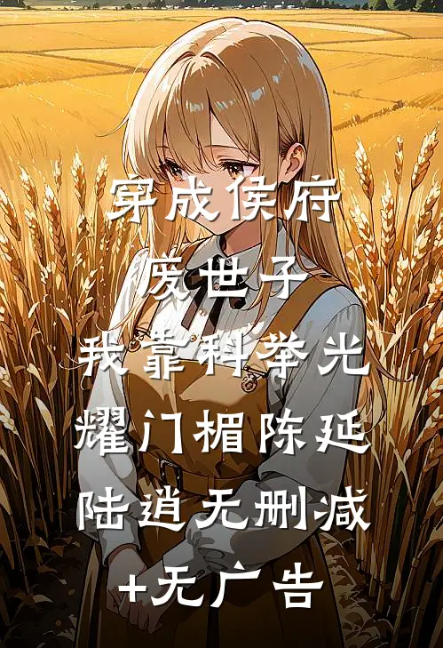 穿成侯府废世子，我靠科举光耀门楣陈延陆逍无删减+无广告
