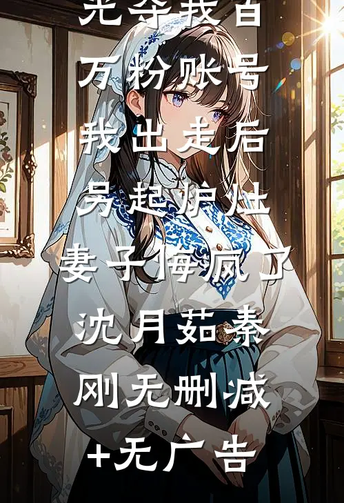 妻子为白月光夺我百万粉账号，我出走后另起炉灶，妻子悔疯了沈月茹秦刚无删减+无广告