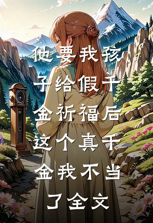 他要我孩子给假千金祈福后，这个真千金我不当了全文