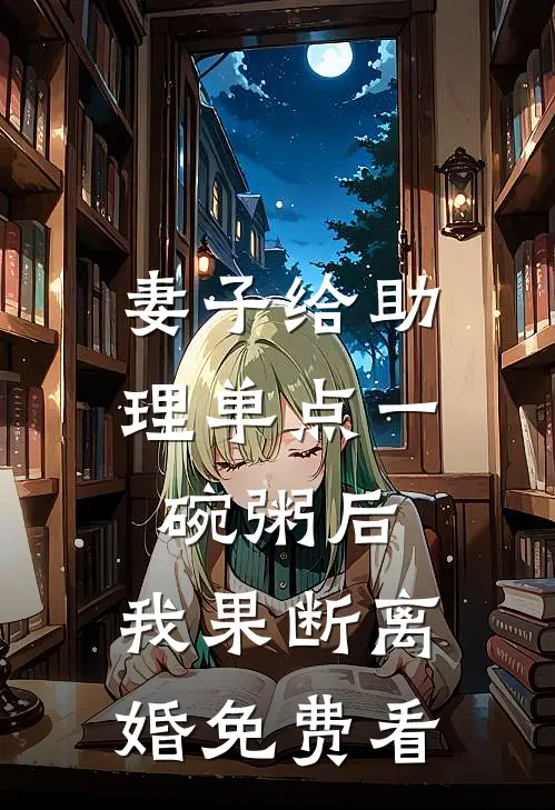 妻子给助理单点一碗粥后，我果断离婚免费看