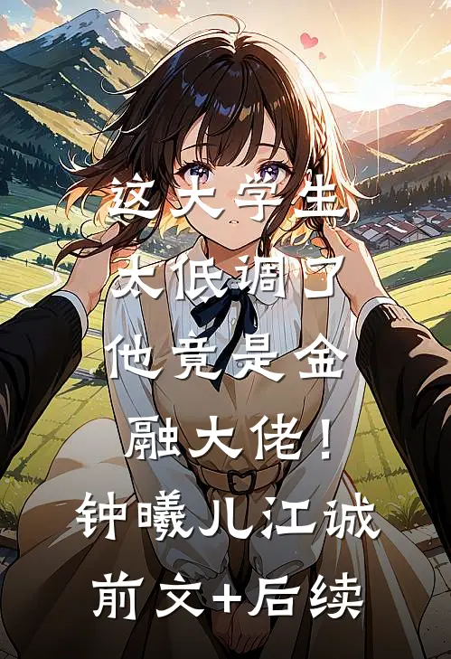 这大学生太低调了，他竟是金融大佬！钟曦儿江诚:前文+后续