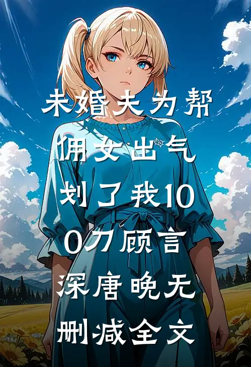 未婚夫为帮佣女出气，划了我100刀顾言深唐晚无删减全文