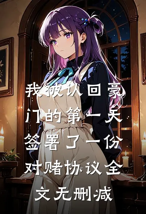 我被认回豪门的第一天，签署了一份对赌协议全文无删减
