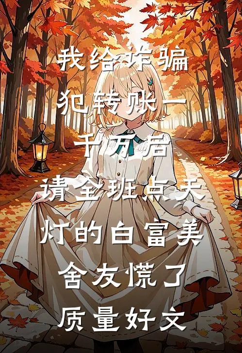 我给诈骗犯转账一千万后，请全班点天灯的白富美舍友慌了质量好文