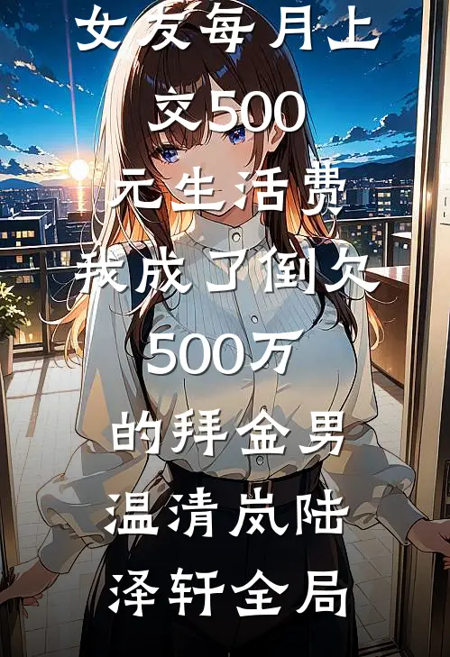 女友每月上交500元生活费，我成了倒欠500万的拜金男温清岚陆泽轩全局
