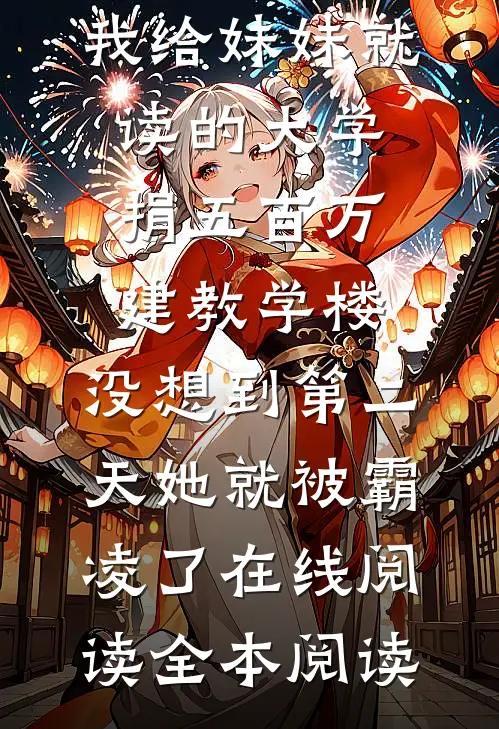 我给妹妹就读的大学捐五百万建教学楼，没想到第二天她就被霸凌了在线阅读全本阅读