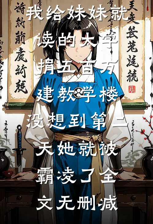 我给妹妹就读的大学捐五百万建教学楼，没想到第二天她就被霸凌了全文无删减