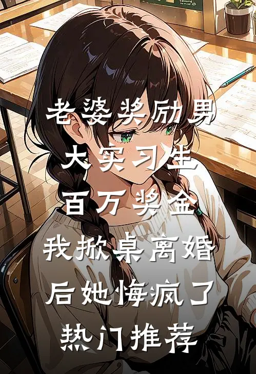 老婆奖励男大实习生百万奖金，我掀桌离婚后她悔疯了热门推荐