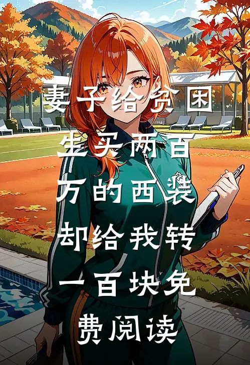 妻子给贫困生买两百万的西装，却给我转一百块免费阅读