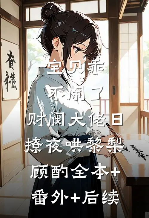 宝贝乖不闹了，财阀大佬日撩夜哄黎梨顾酌全本+番外+后续