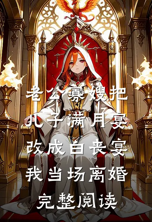 老公寡嫂把儿子满月宴改成白丧宴，我当场离婚完整阅读